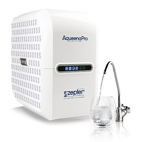 weißes Wasseraufbereitungsgerät AqueenaPro von Zepter