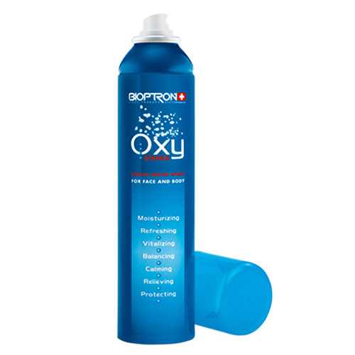 blaues Oxygen-Sterilspray von BIOPTRON