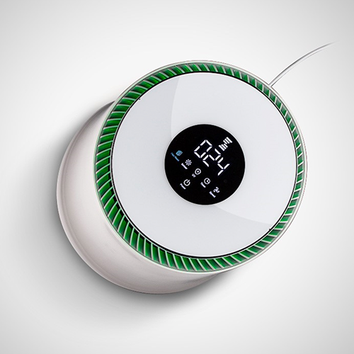 Digitalanzeige Luftreinigungsgerät Therapy Air Smart von Zepter mit grünem UV-C Licht